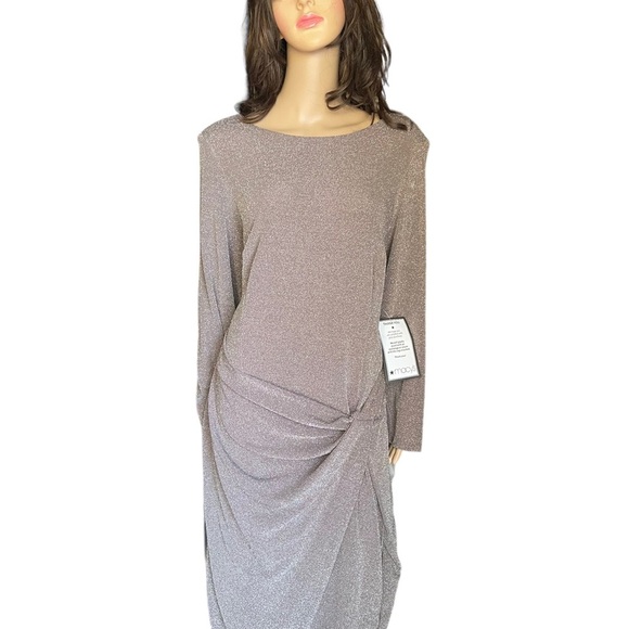 NWT Grey betsy Adam 
Long Sleeve Dress size 20W - Picture 5 of 15